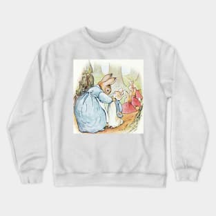 Mrs. Rabbit Tells Peter to Behave - Beatrix Potter Crewneck Sweatshirt